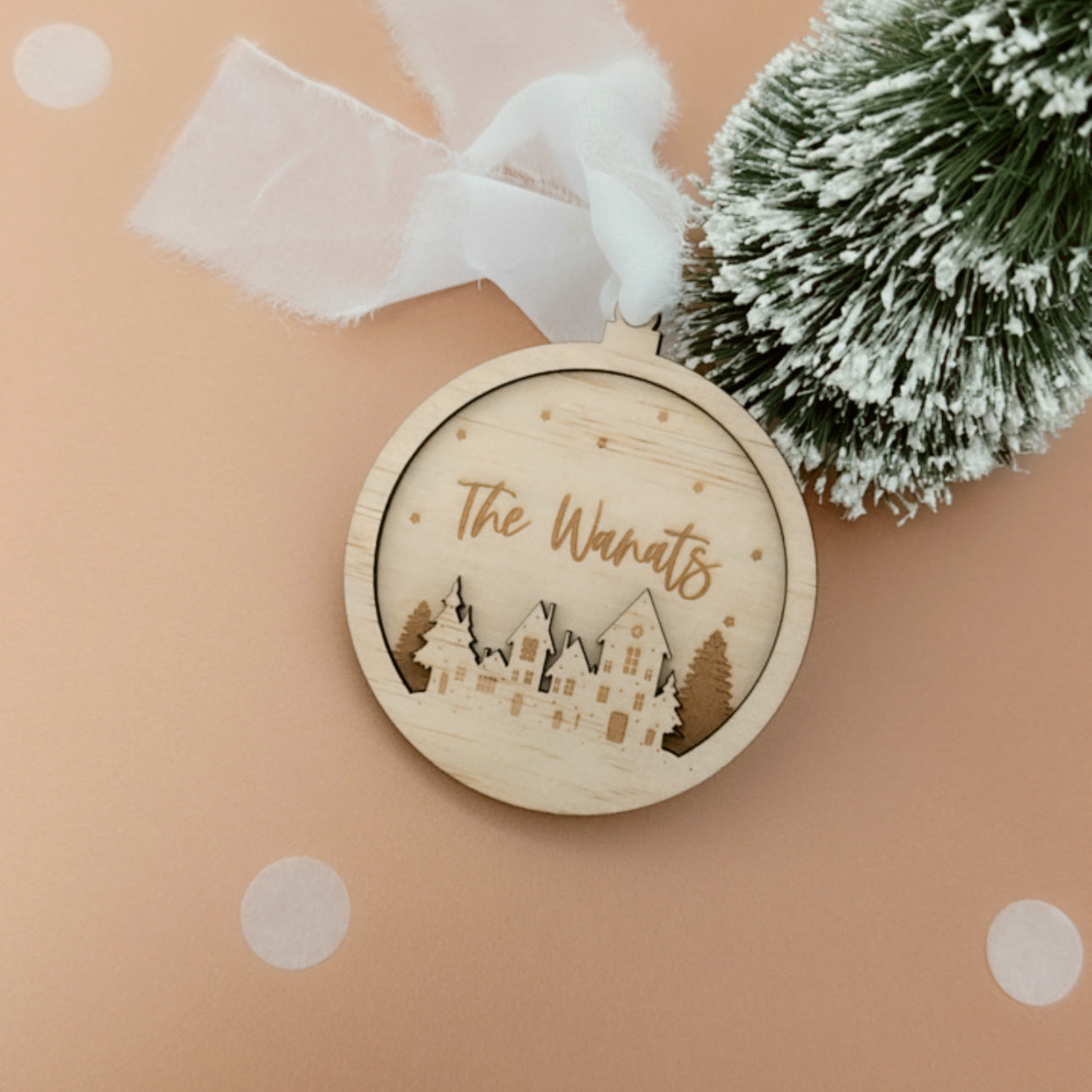 Layered Family Ornament