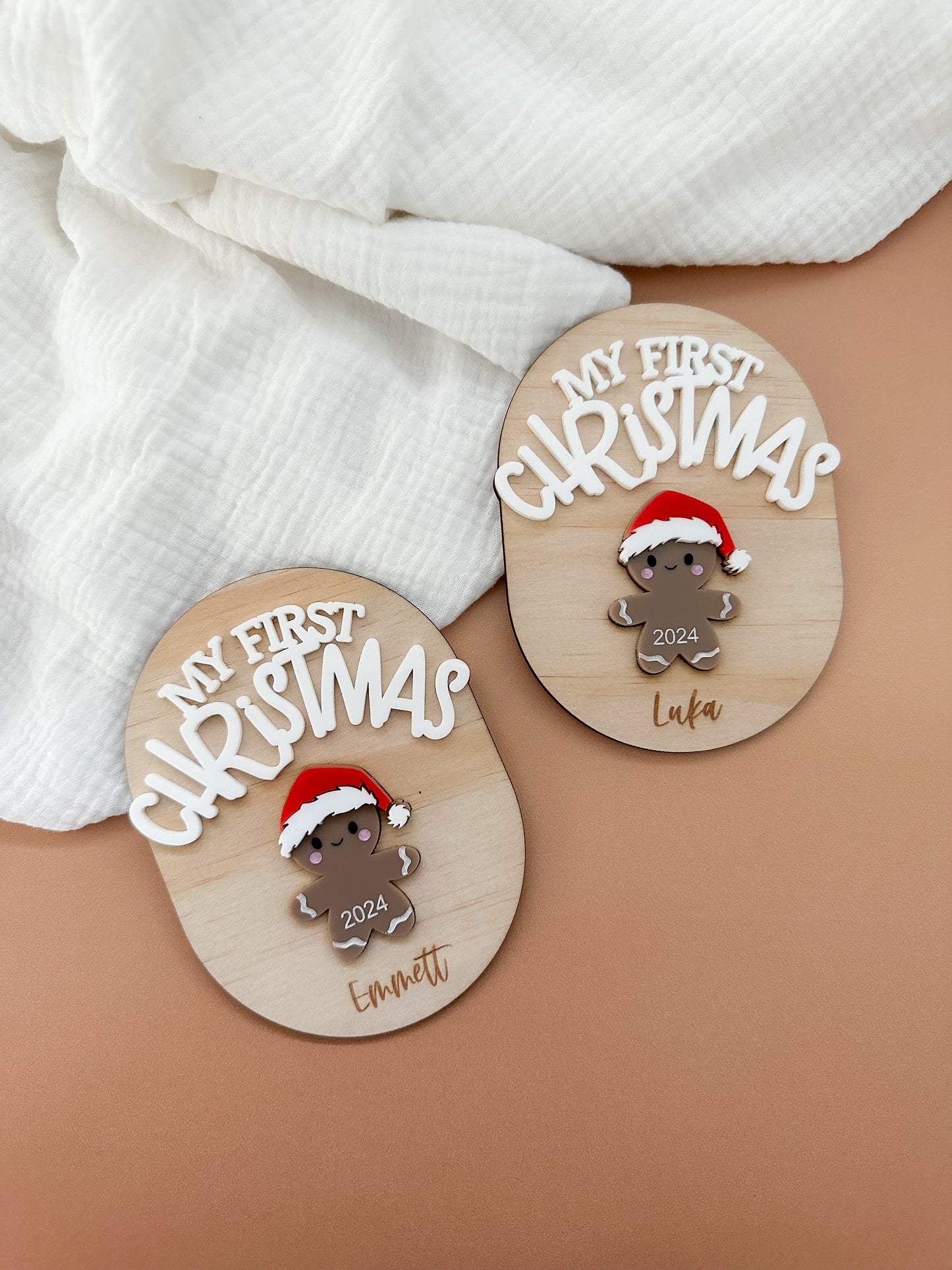 My First Christmas Plaque