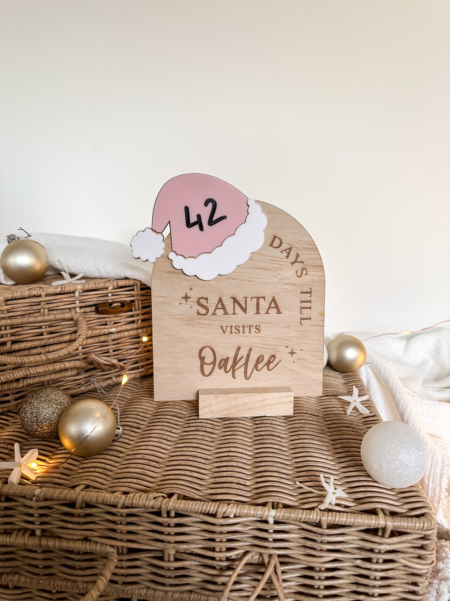 Days Till Santa Visits Countdown