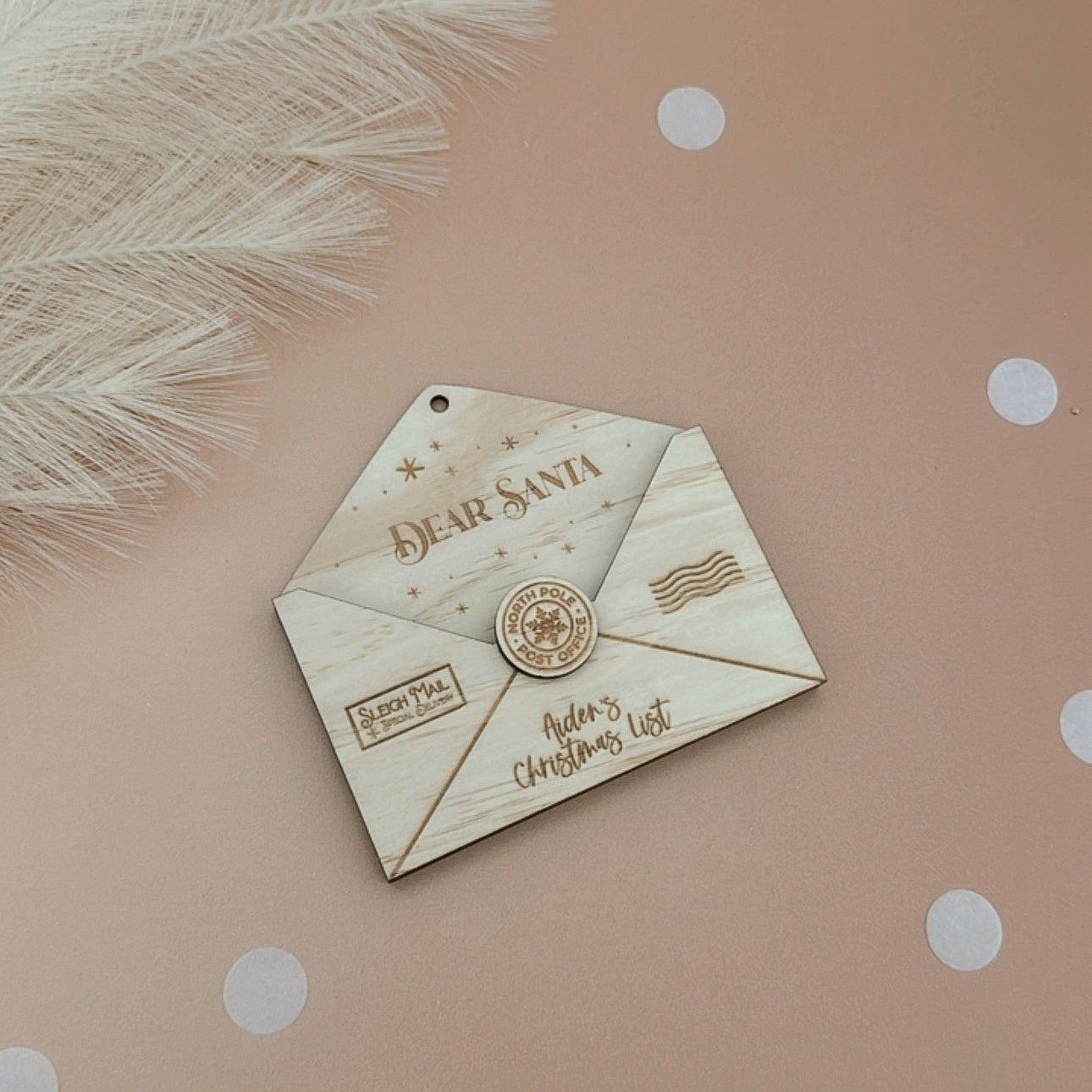 Letter to Santa Ornament