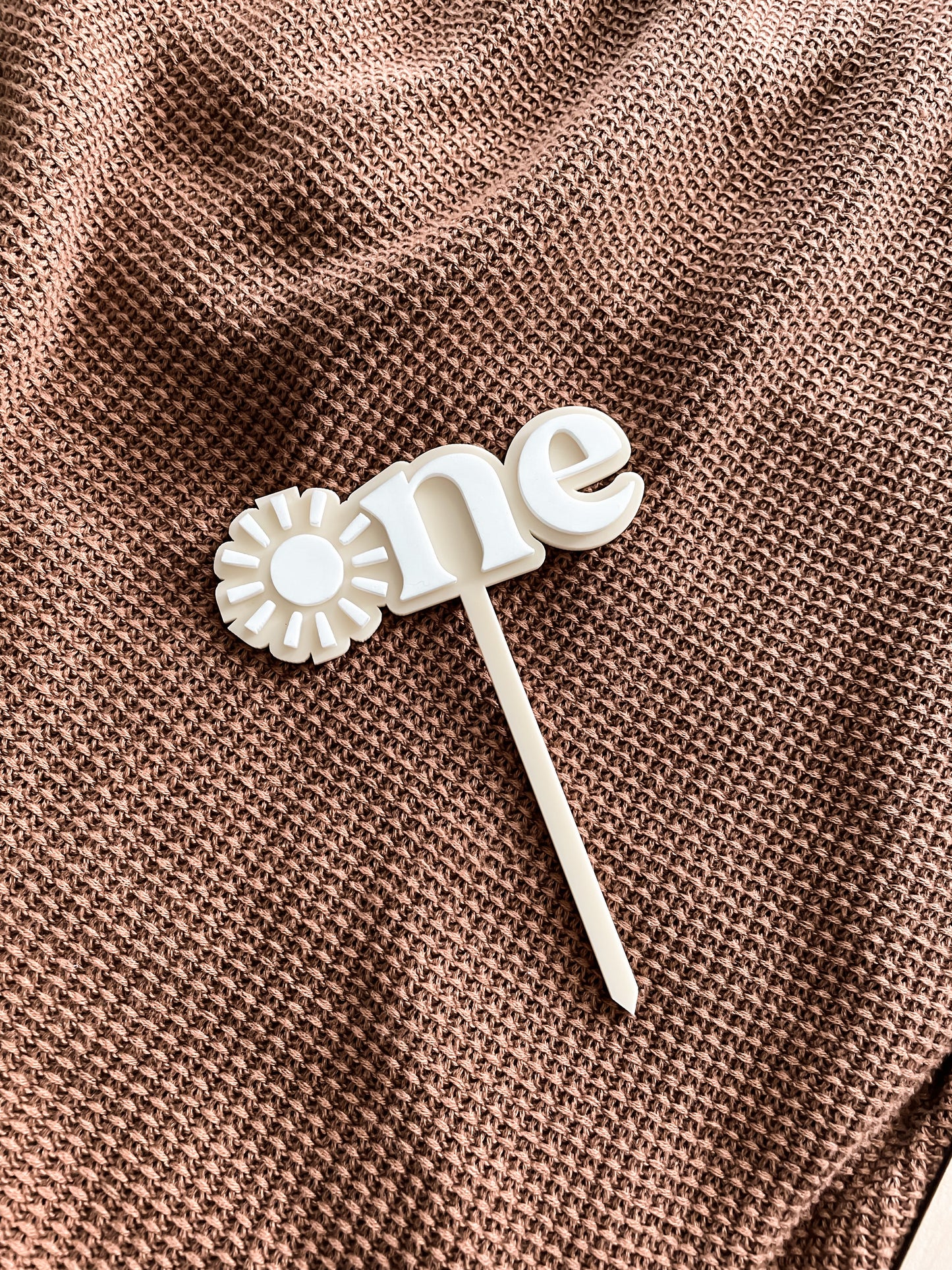 Boho sun cake topper