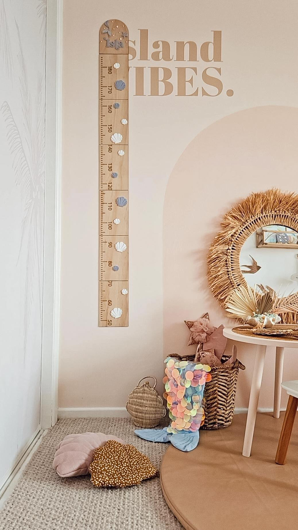 Under the Sea Height Chart