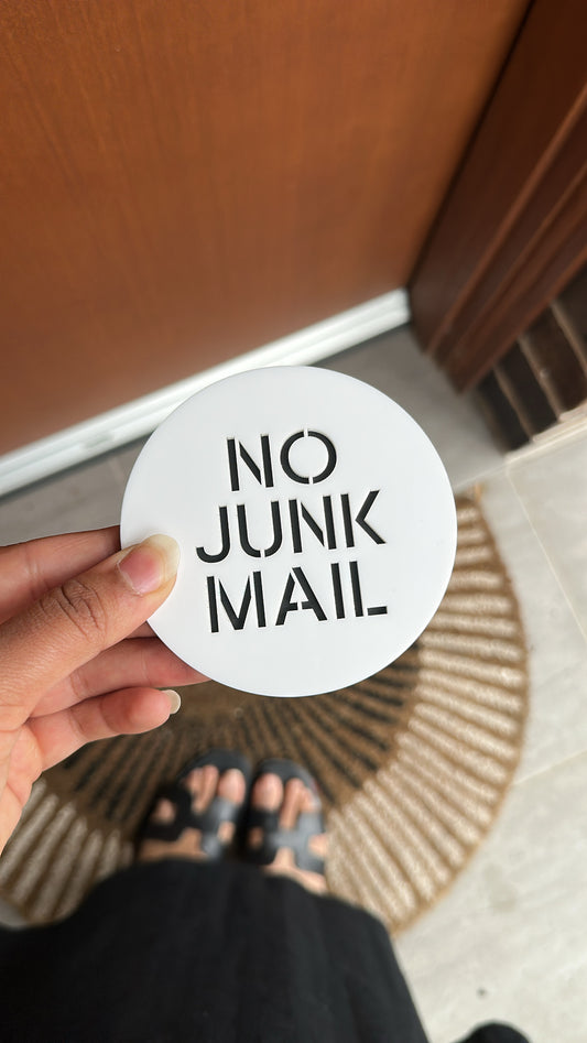 No junk mail
