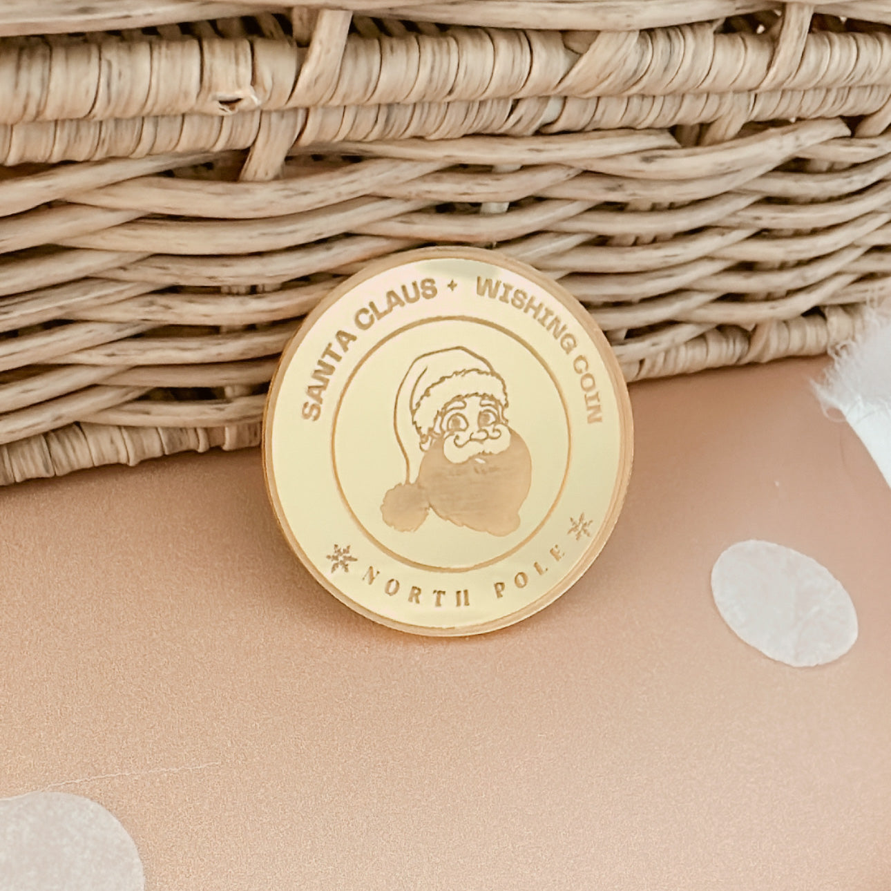 Santa Wishing Coin