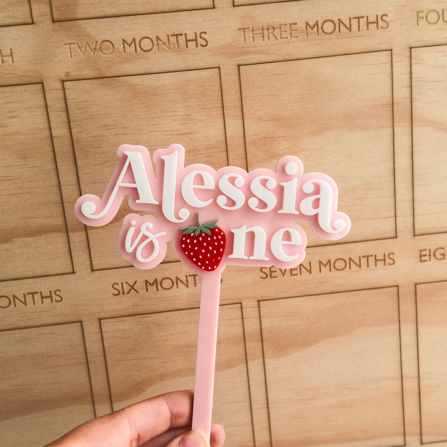 Strawberry Cake Topper