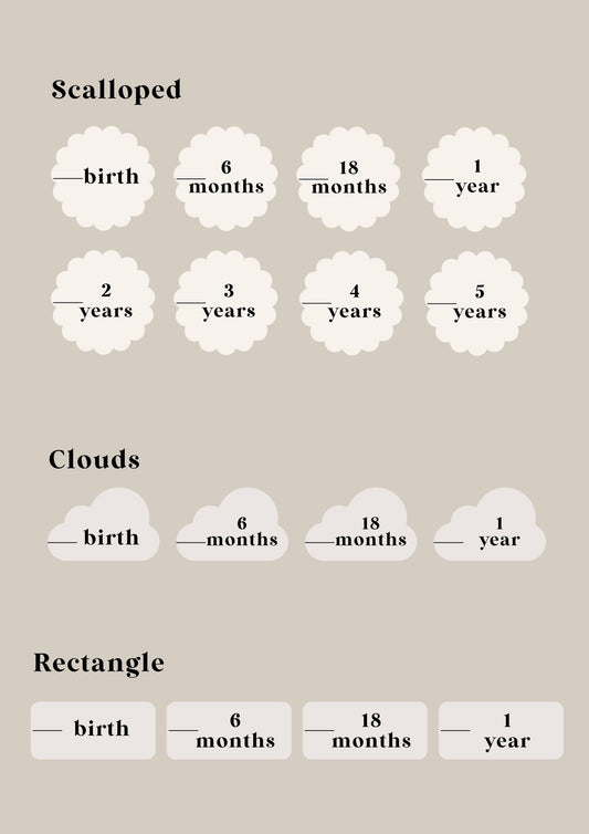 Height chart markers