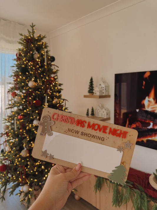Christmas Movie Sign