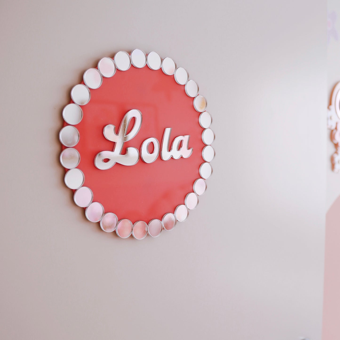 Signature name plaque