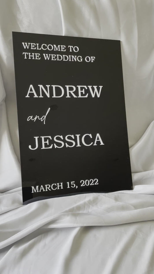 A Love Story I - welcome sign