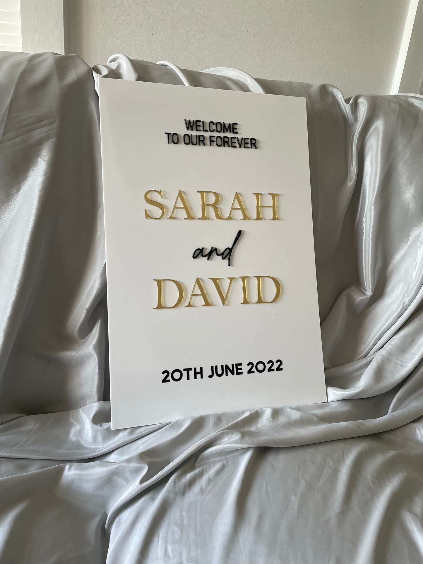 A Love Story II - welcome sign