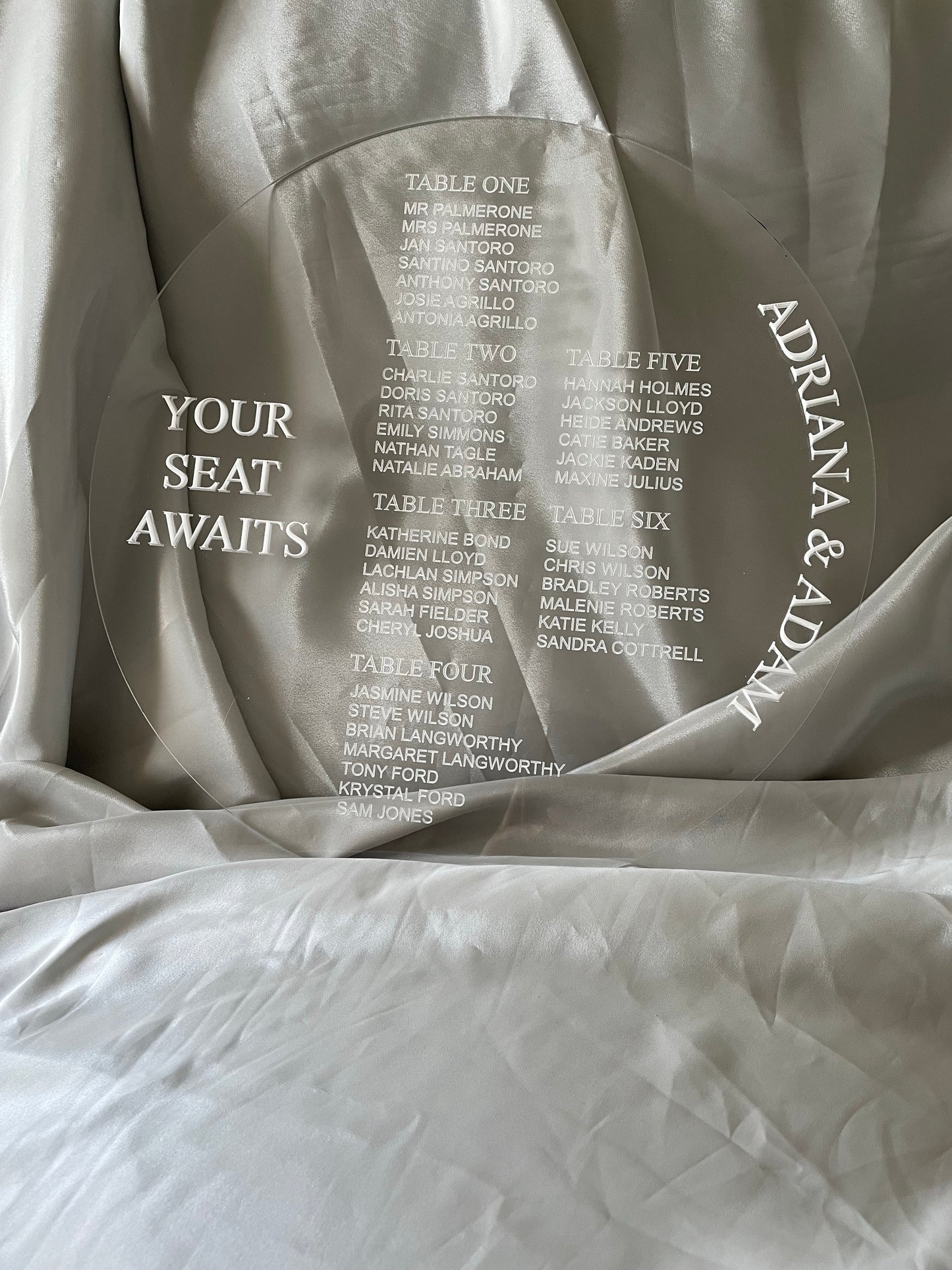 Your Seat Awaits (seating chart)