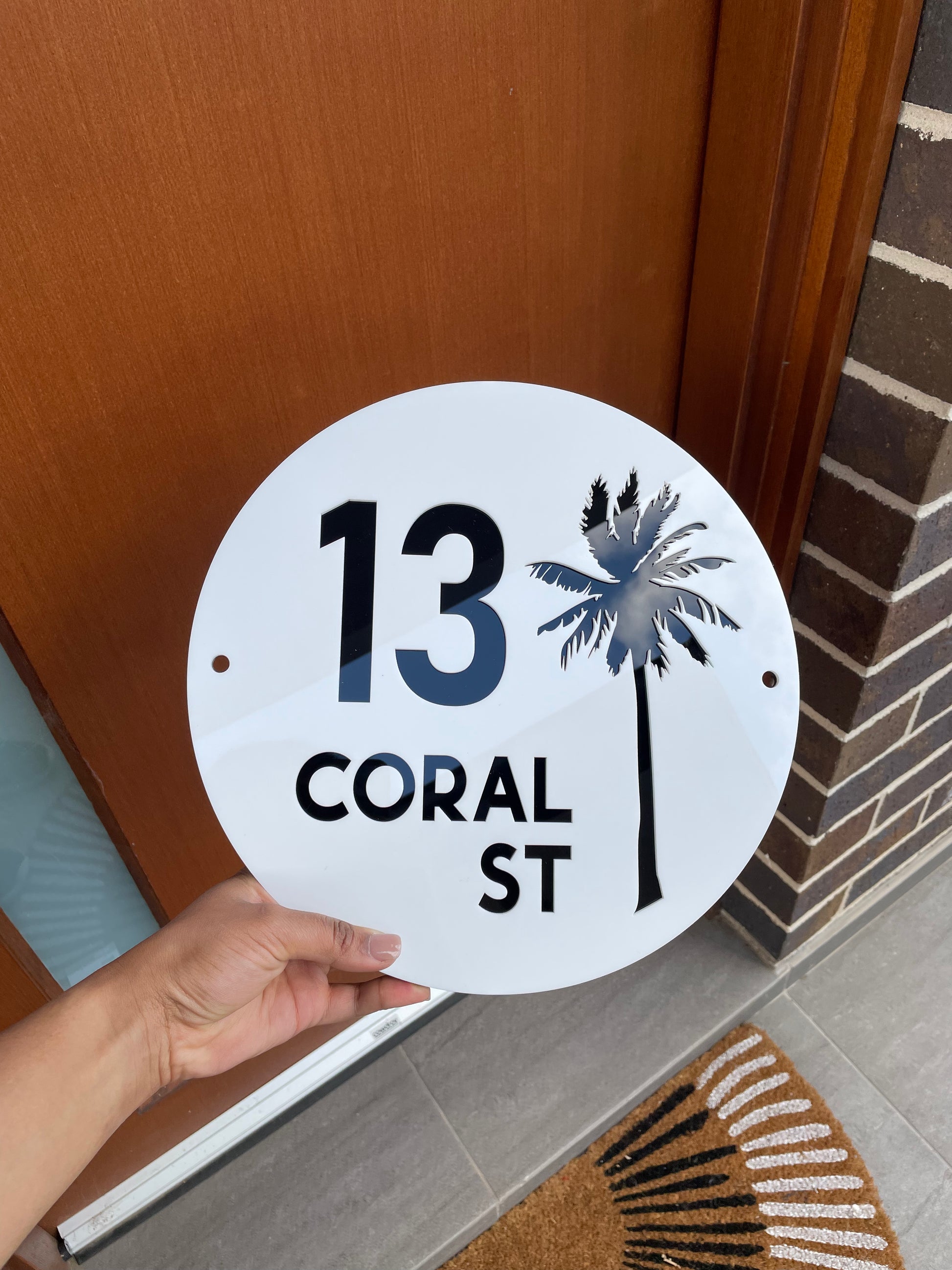 Coved Sign Sign Cove | Coastal Custom House Number | House Signs Sydney – curateddbycpc