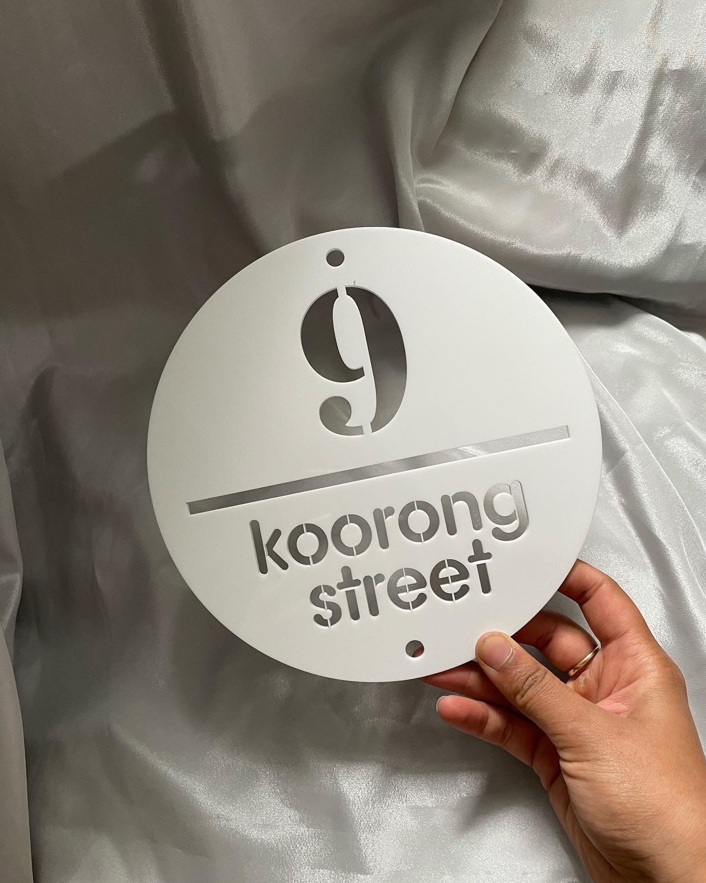 Circle House Number- Full Address